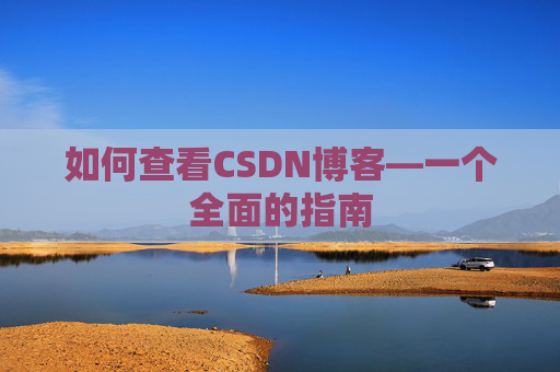如何查看CSDN博客—一个全面的指南