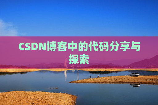 CSDN博客中的代码分享与探索