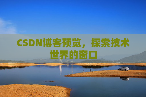 CSDN博客预览，探索技术世界的窗口